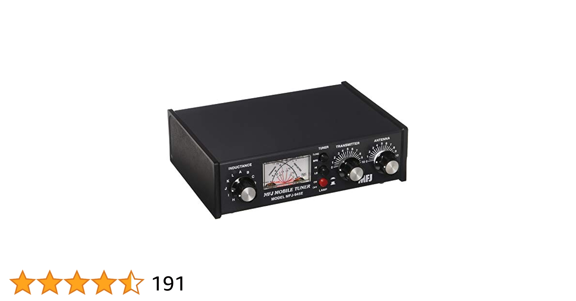 受信機 MFJ-945E Amazon | MFJ-945E モービル用アンテナチューナー SWR計装備